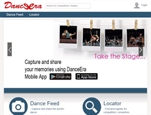 Tablet Screenshot of danceera.com